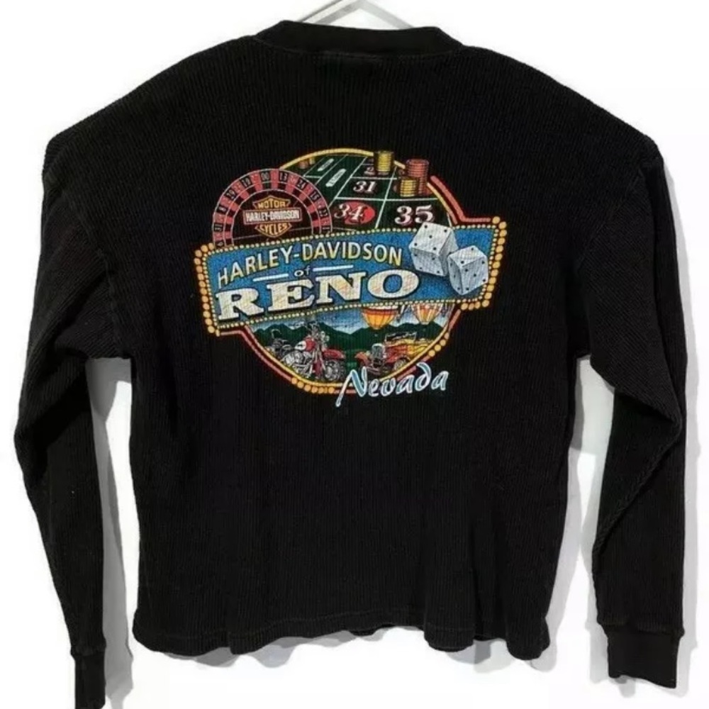 Vintage Harley Davidson Reno long sleeve shirt